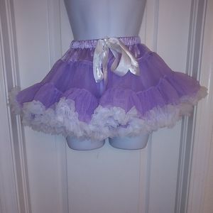 Princess Expressions Purple And White Fluffy Tutu